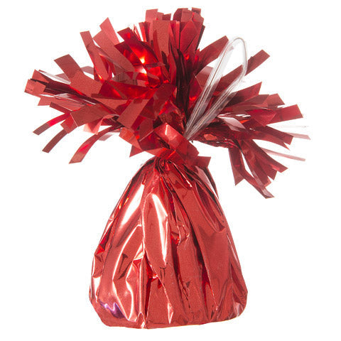 Foil Helium Balloon Weight - Red