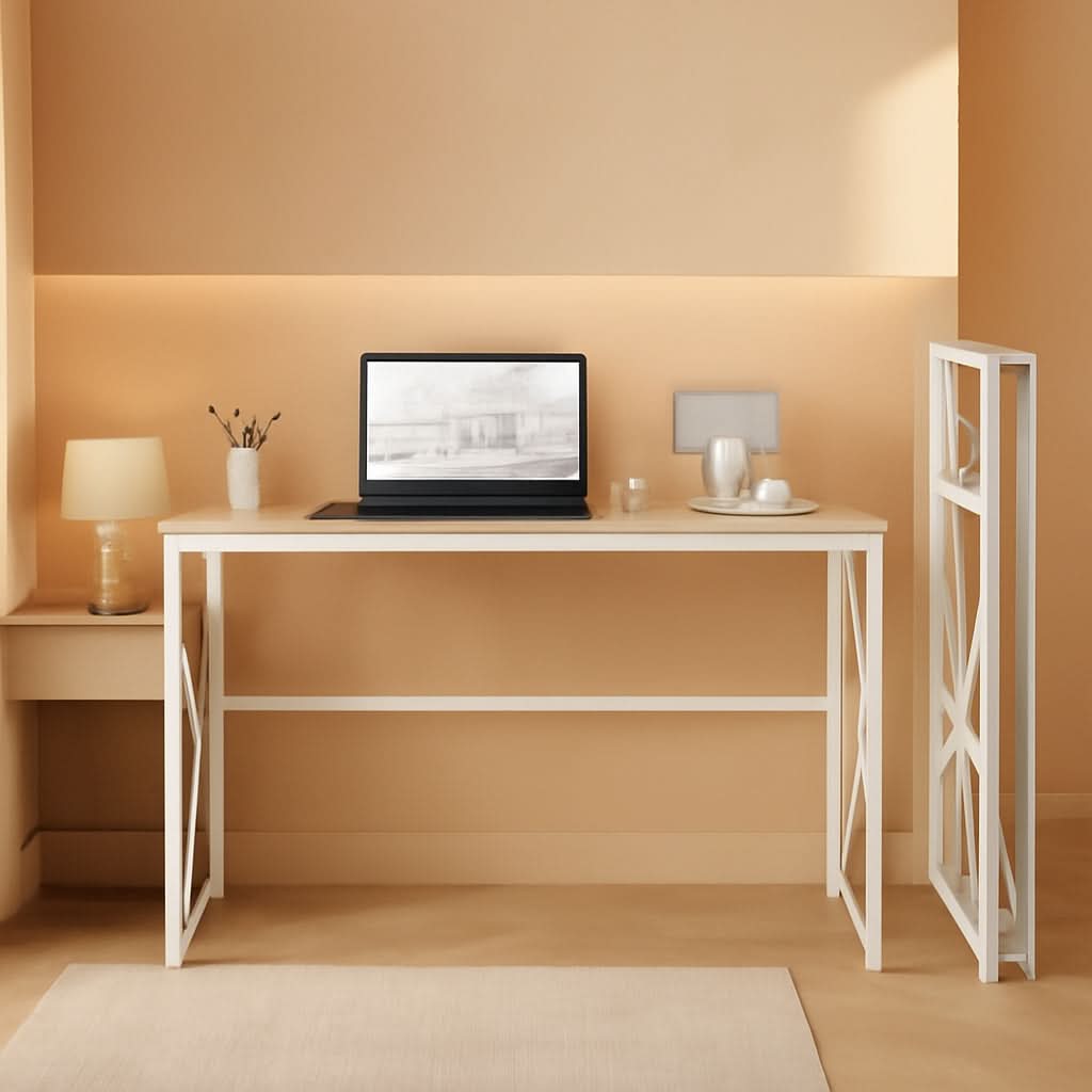Foldable Desk For Home Office No Assembly 40.6 Inch Long