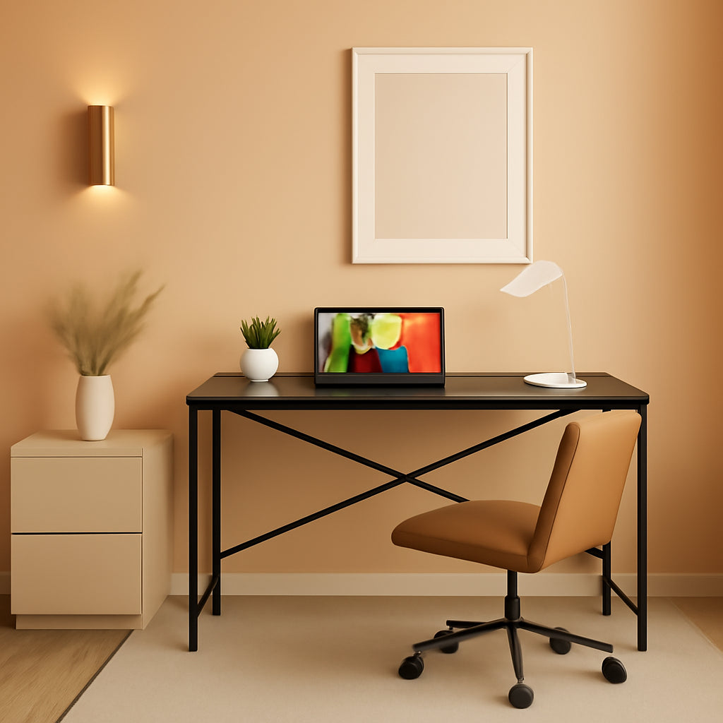 Folding Desk 39 Inch No Assembly For Home Office Use