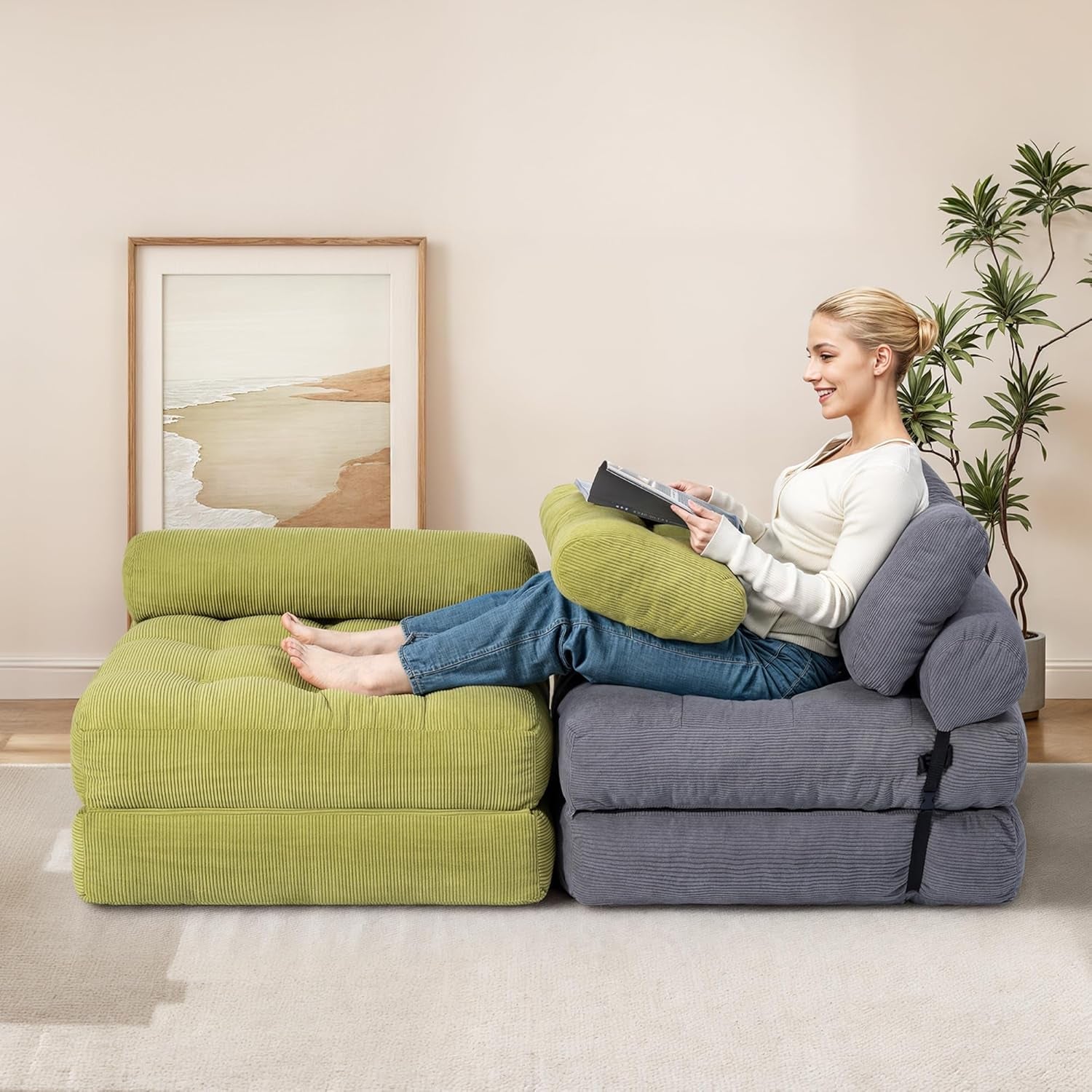 Folding Sofa Bed Convertible Chair for Small Spaces