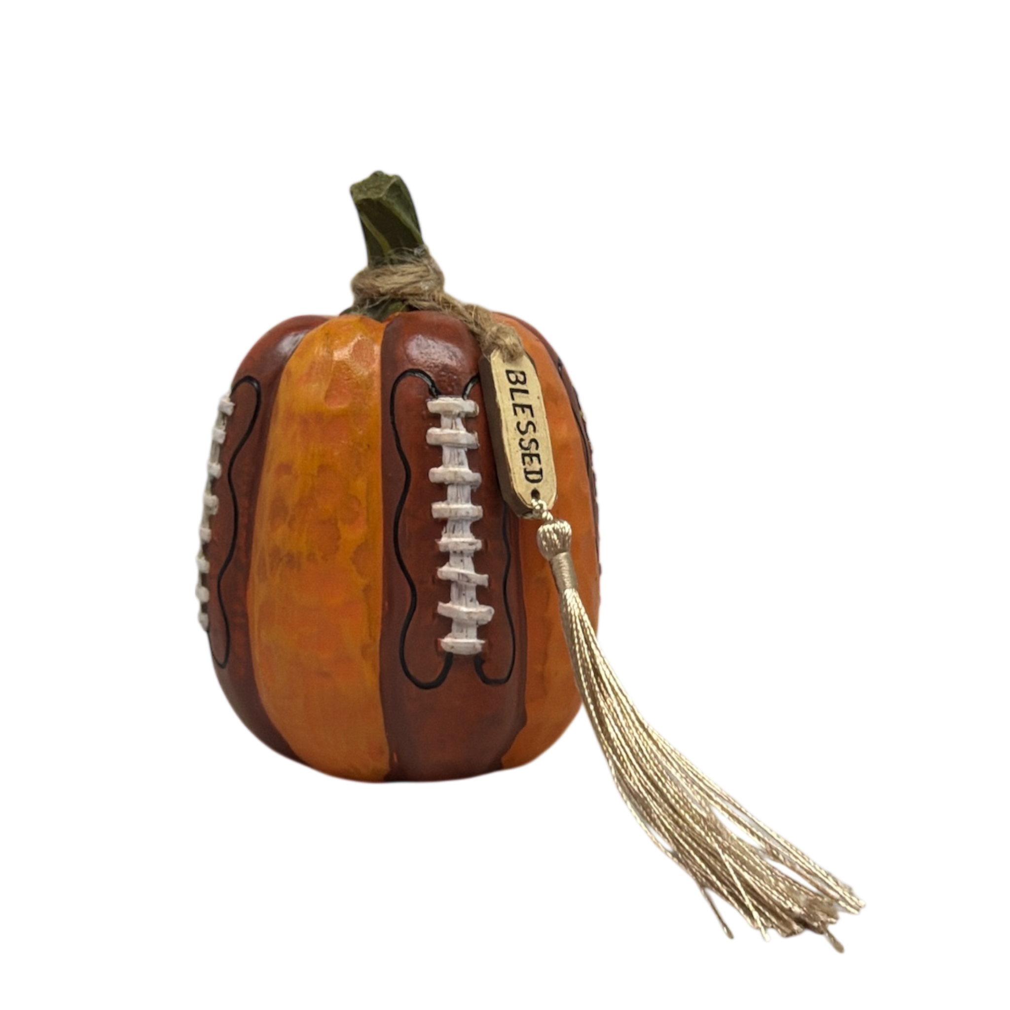 Football Harvest Pumpkin - Blessed