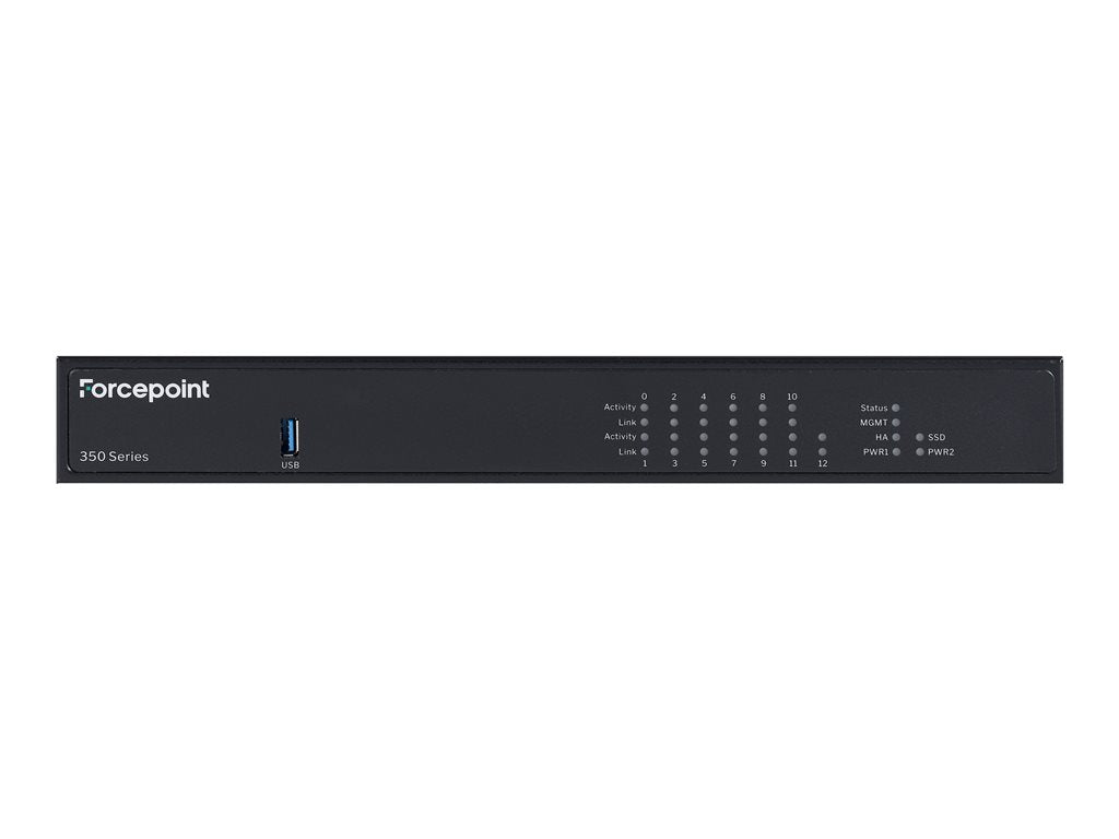 Forcepoint NGFW 350 Series N355 - Security appliance - 10GbE, 2.5GbE - Spare Unit - desktop - for P/N: ACP35X