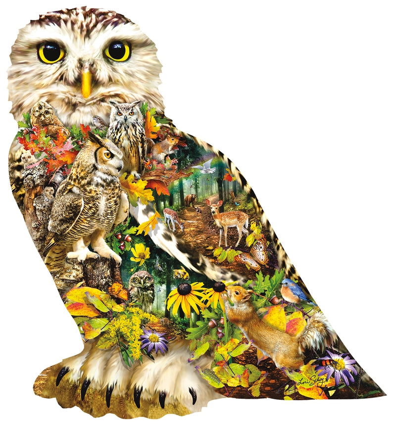 Forest Messenger Shaped Puzzle