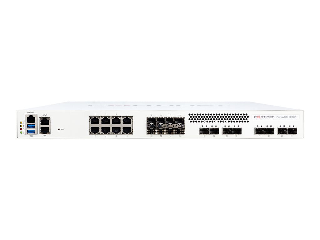 Fortinet FortiADC 1200F-DC - Application accelerator - with 3 years FortiCare Premium Support + 3 years FortiADC