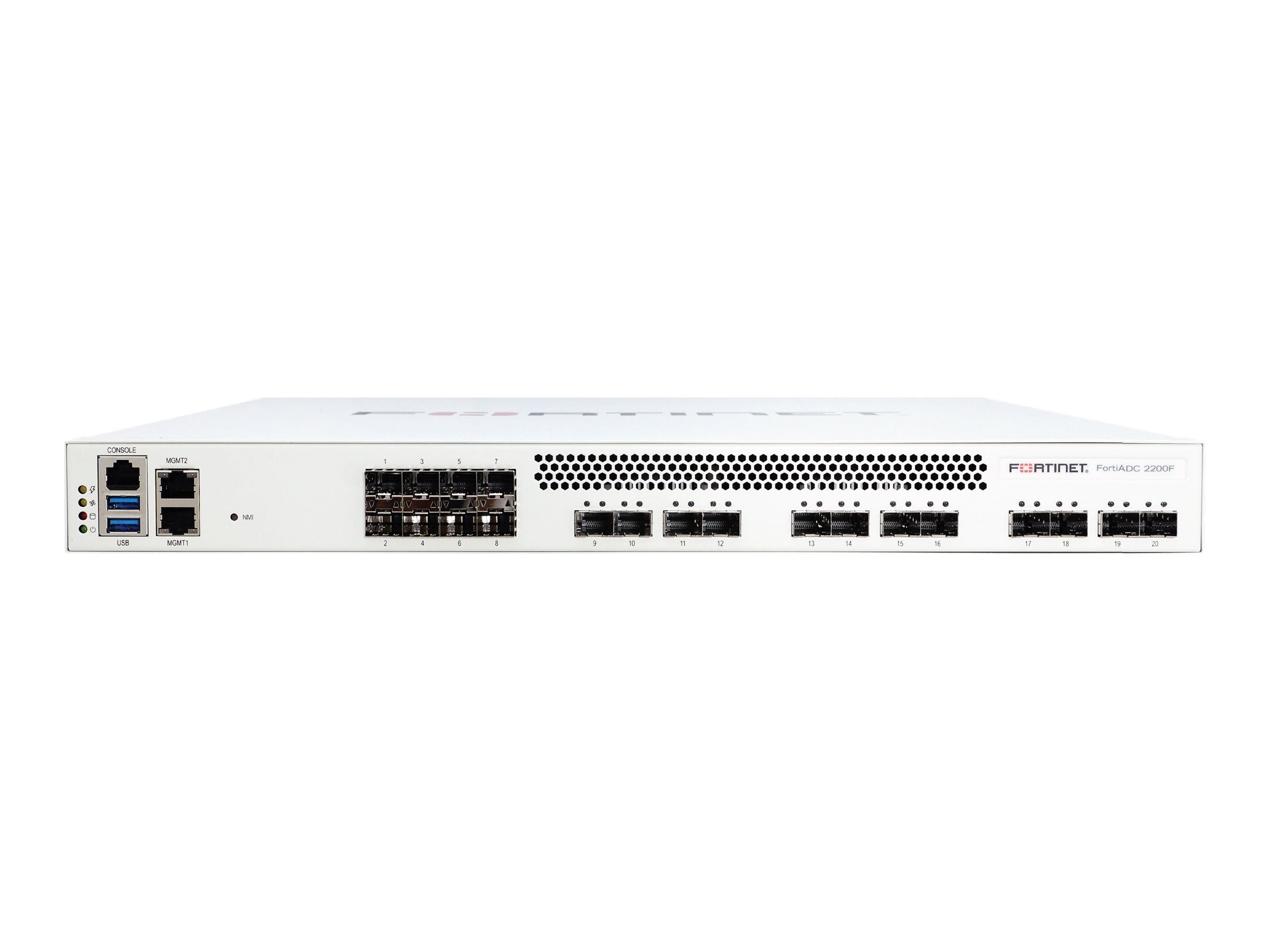 Fortinet FortiADC 2200F - Application accelerator - with 3 years FortiCare Premium Support + 3 years FortiADC Network Security FAD-2200F-BDL-730-36