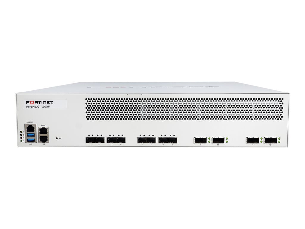 Fortinet FortiADC 4200F - Application accelerator - with 3 years FortiCare Premium Support + 3 years FortiADC Application Security FAD-4200F-BDL-731-36