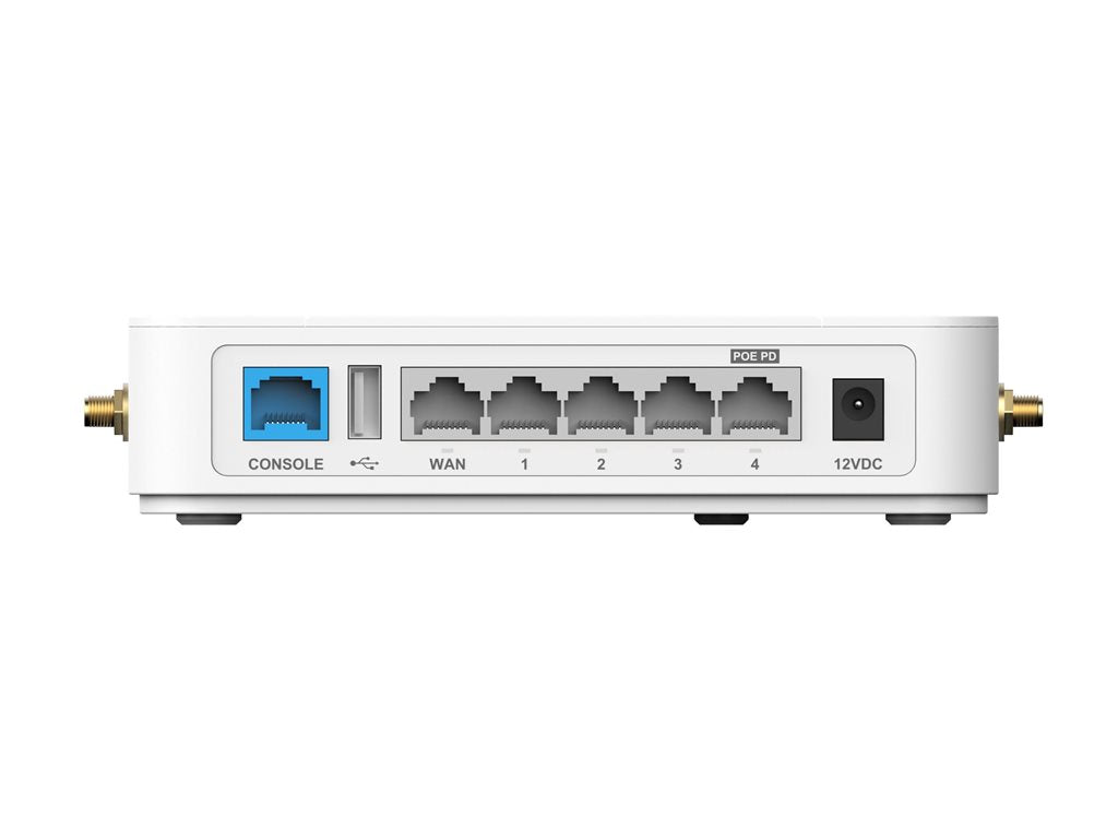 Fortinet FortiExtenderVehicle 212F - Wireless router - WWAN 4-port switch - 1GbE - Dual Band - 4G, 3G - wall-mountable FEV-212F-B