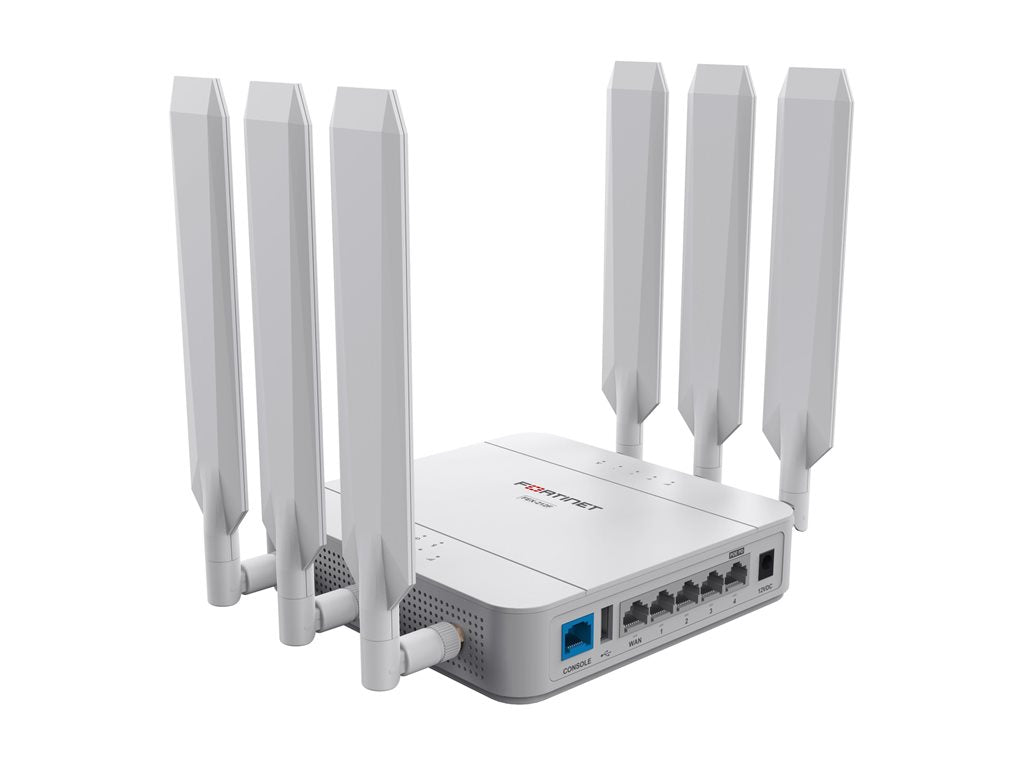 Fortinet FortiExtenderVehicle 212F - Wireless router - WWAN 4-port switch - 1GbE - Dual Band - 4G, 3G - wall-mountable FEV-212F-Y