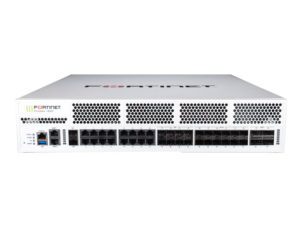 Fortinet FortiGate 1800F-DC - Security appliance - with 5 years FortiCare Premium Support + 5 years FortiGuard