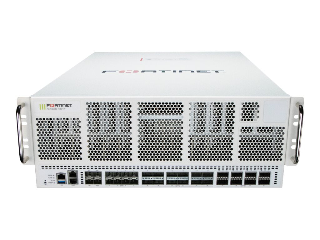 Fortinet FortiGate 4800F - Security appliance - with 1 year 24x7 FortiCare and FortiGuard Unified (UTM) Protection - 40GbE, 100GbE, FG-4800F-BDL-950-12