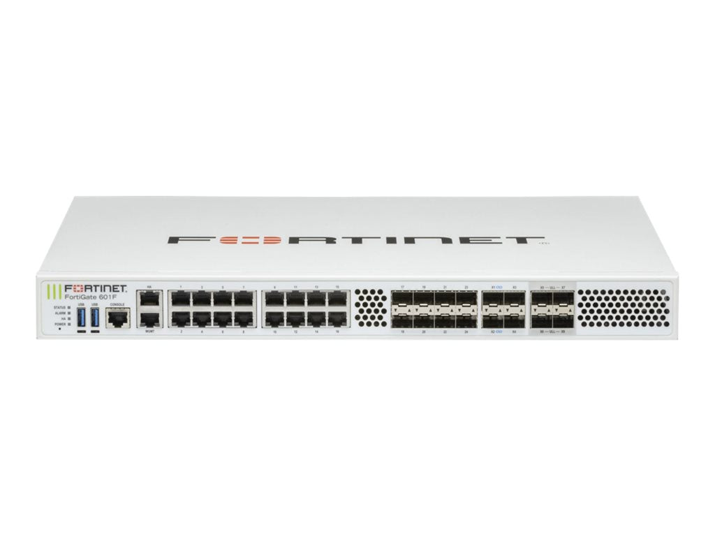 Fortinet FortiGate 600F - Low Encryption - security appliance - 10GbE, 25GbE - front and side to back - 1U - rack-mountable FG-600F-LENC
