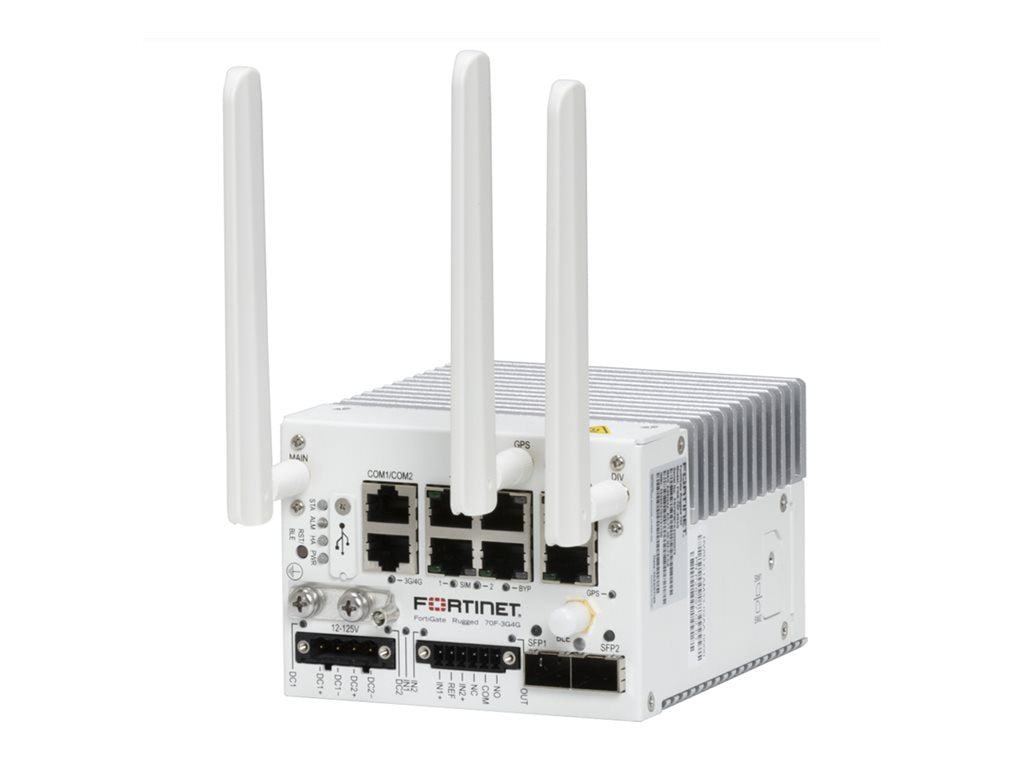 Fortinet FortiGate Rugged 70F-3G4G - Security appliance - with 1 year 24x7 FortiCare Support + 1 year FortiGuard Unified