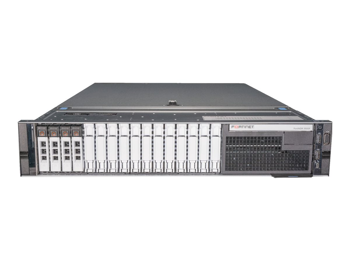 Fortinet FortiNDR 3500F - Security appliance - with 5 years 24X7 support with NDR and ANN updates & baseline - 10GbE - 2U - rack-mountable FNR-3500F-BDL-331-60