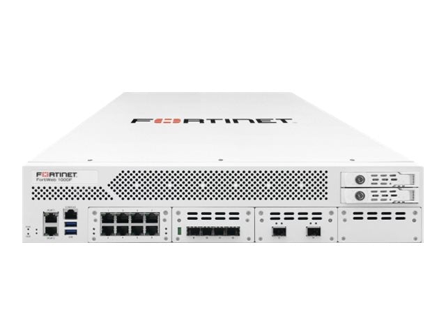 Fortinet FortiWeb 1000F - Security appliance - with 3 years 24x7 FortiCare and FortiWeb Advanced bundle - 10GbE - front to back FWB-1000F-BDL-580-36