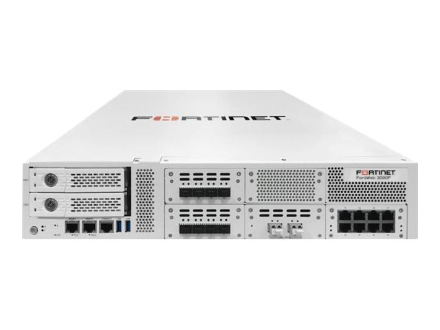 Fortinet FortiWeb 3000F - Security appliance - with 5 years 24x7 FortiCare and FortiWeb Advanced bundle - 10GbE - front to back FWB-3000F-BDL-580-60