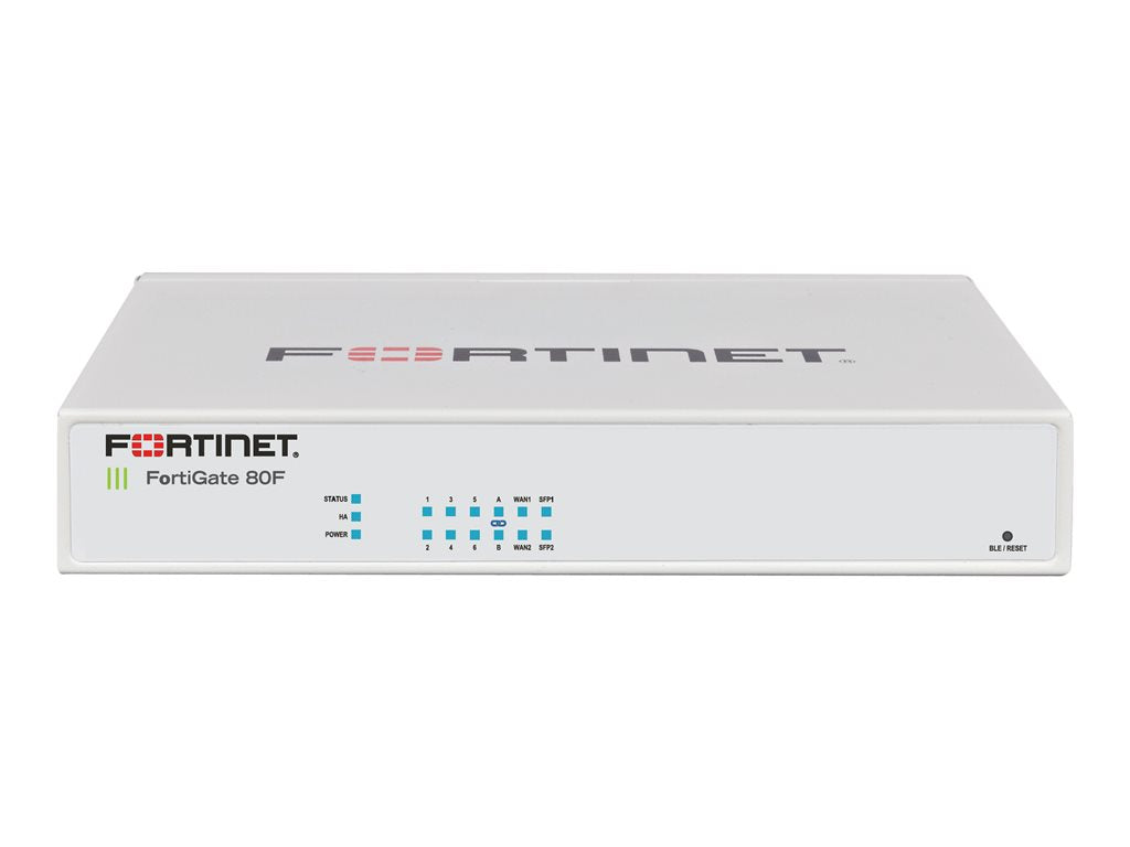 Fortinet FortiWiFi 80F-2R-3G4G-DSL - Security appliance - 1GbE - Wi-Fi 6 - Bluetooth - 3G, 4G - 2.4 GHz, 5 GHz -