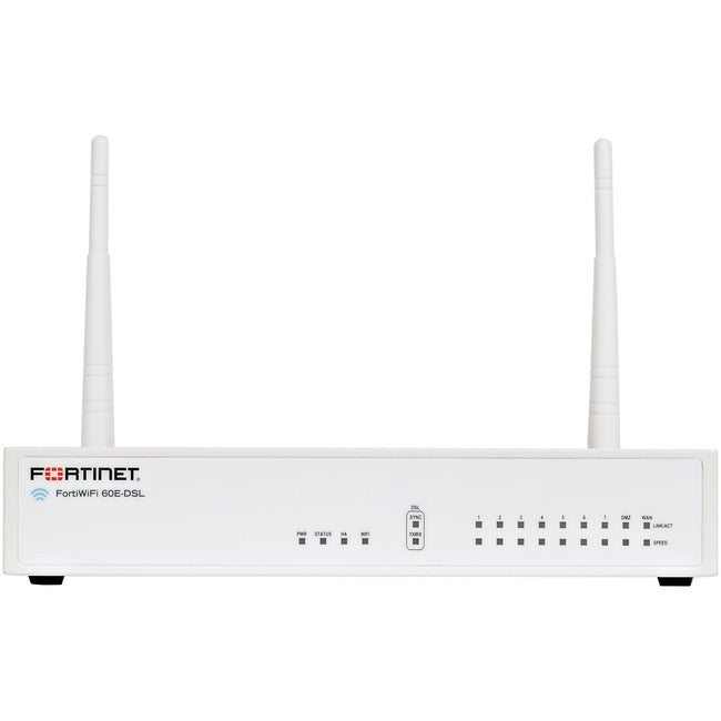 Fortinet FortiWifi FWF-60E-DSL Network Security/Firewall Appliance FWF60EDSLBBDL-879-36
