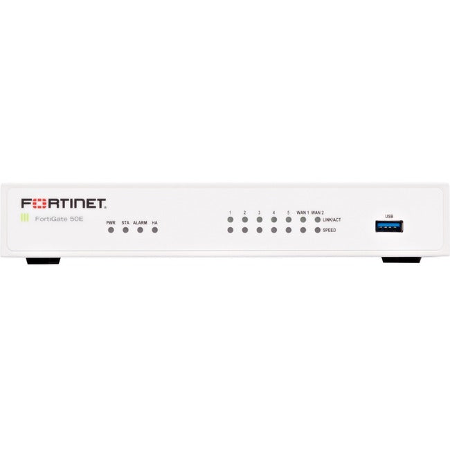 Fortinet FortiGate 50E Network Security/Firewall Appliance FG50E-BDL-USG-950-60