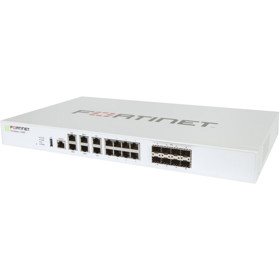 Fortinet Fortigate Fg-100Ef Netwrok Security/Firewall Appliance Fg-100Ef-Usg-Bdl-950-36