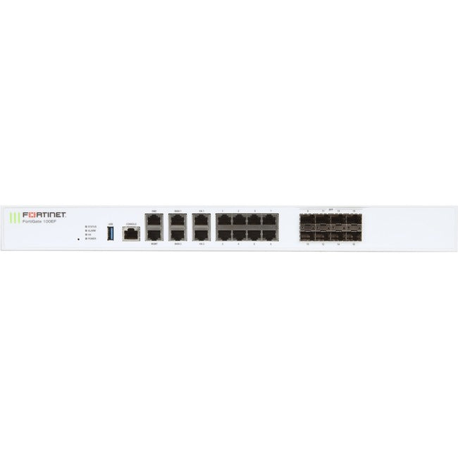 Fortinet Fortigate Fg-100Ef Netwrok Security/Firewall Appliance Fg-100Ef-Usg-Bdl-950-36