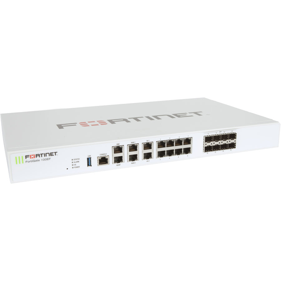 Fortinet Fortigate Fg-100Ef Netwrok Security/Firewall Appliance Fg-100Ef-Usg-Bdl-980-36