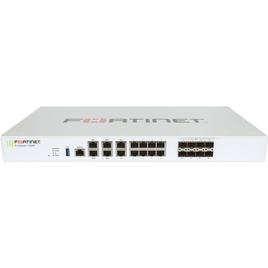 Fortinet Fortigate Fg-100Ef Netwrok Security/Firewall Appliance Fg-100Ef-Usg-Bdl-980-36