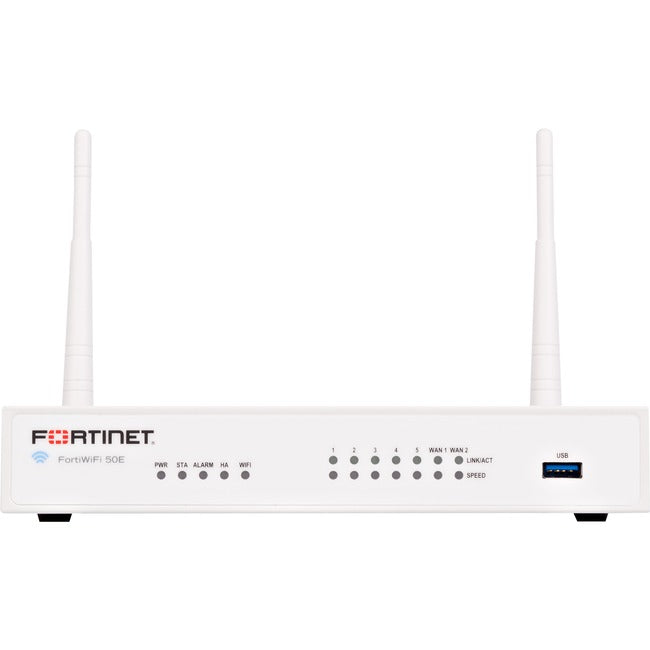 Fortinet Fortiwifi 50E Network Security/Firewall Appliance Fwf-50E-2R
