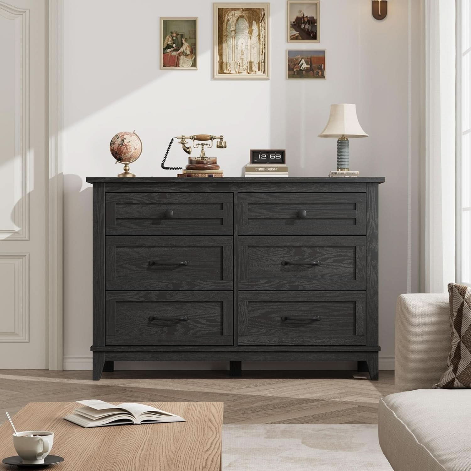Forty Seven Inches Freestanding Dresser Drawers Deluxe