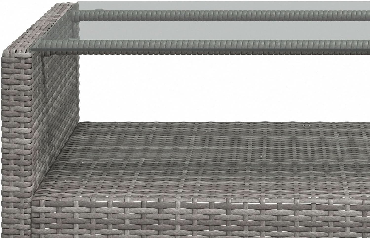 Four Piece Patio Furniture Set with Cushions and Table