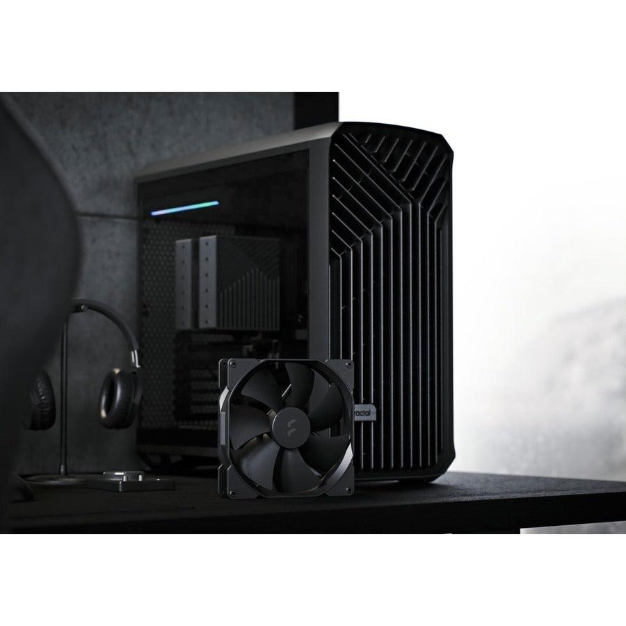 Fractal Design Dynamic X2 Pwm Gp-18 180 Mm High Durability Lls Bearing Black Edition Radiator Optimized Computer Case Fan - Fd-Fan-Dyn-X2-Gp18-Pwm-Bk