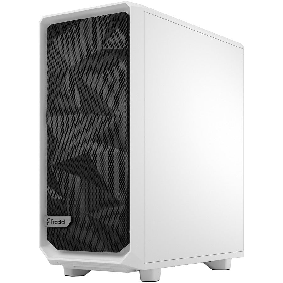 Fractal Design Fd-C-Mes2C-05 Meshify 2 Compact White Tempered Glass Clear Atx Mid Tower Computer Case (White)