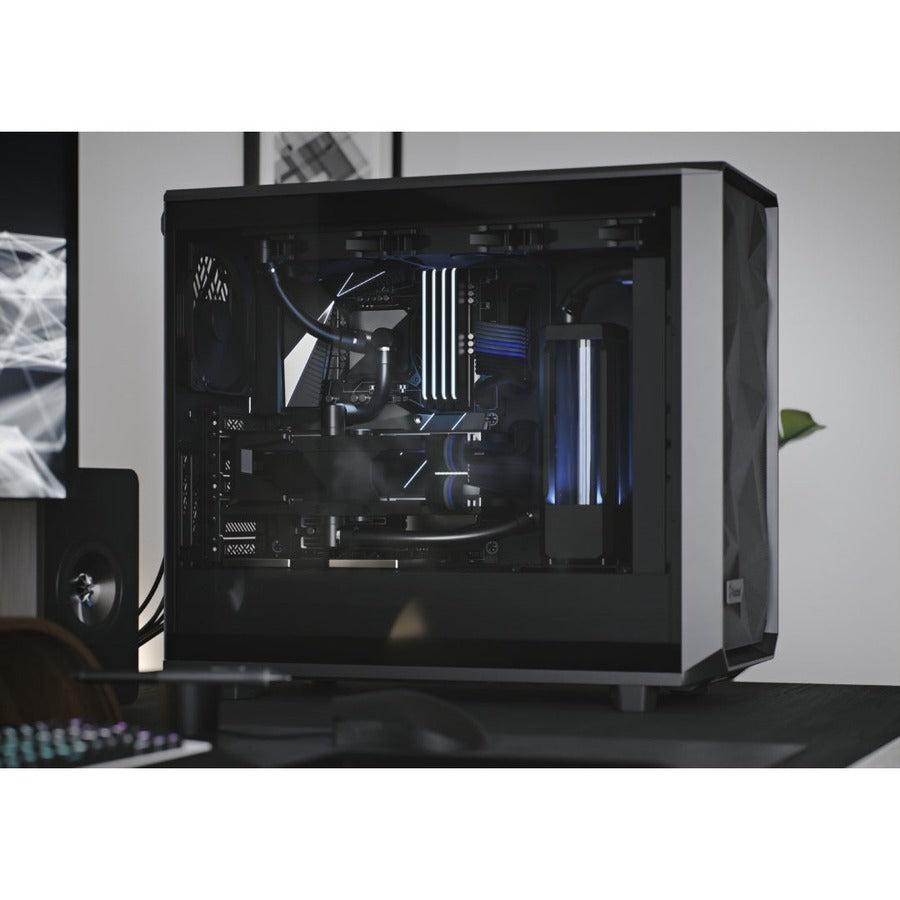 Fractal Design Meshify 2 Black Atx Flexible Mid Tower Computer Case, Fd-C-Mes2A-01