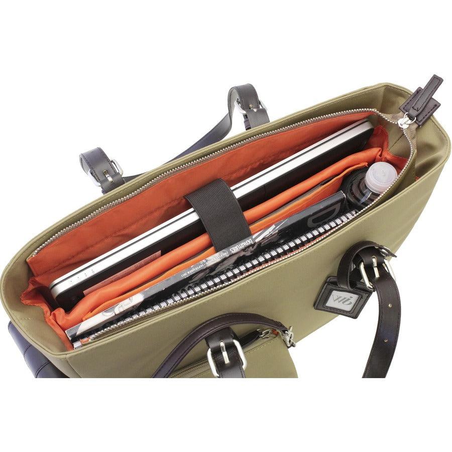 Francine Collection Slim Liberator Carrying Case (Tote) for 14 to 14.1" Notebook - Tan" FWTM14TLIB