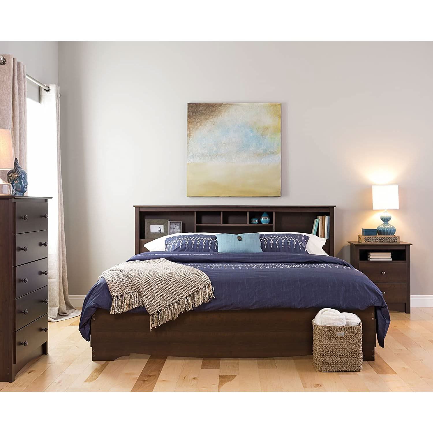 Fremont Espresso 5 Drawer Chest For Bedroom Storage