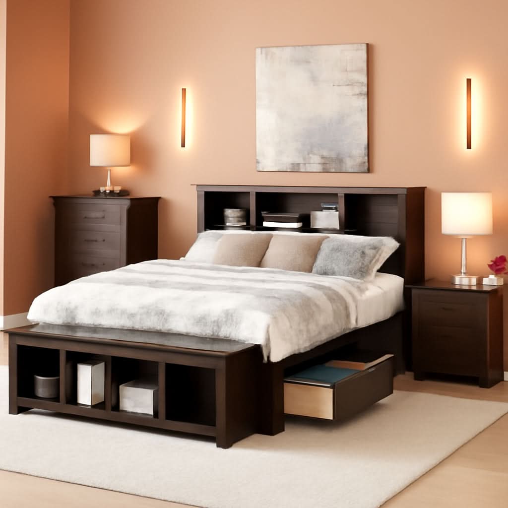 Fremont Espresso 5 Drawer Chest For Bedroom Storage