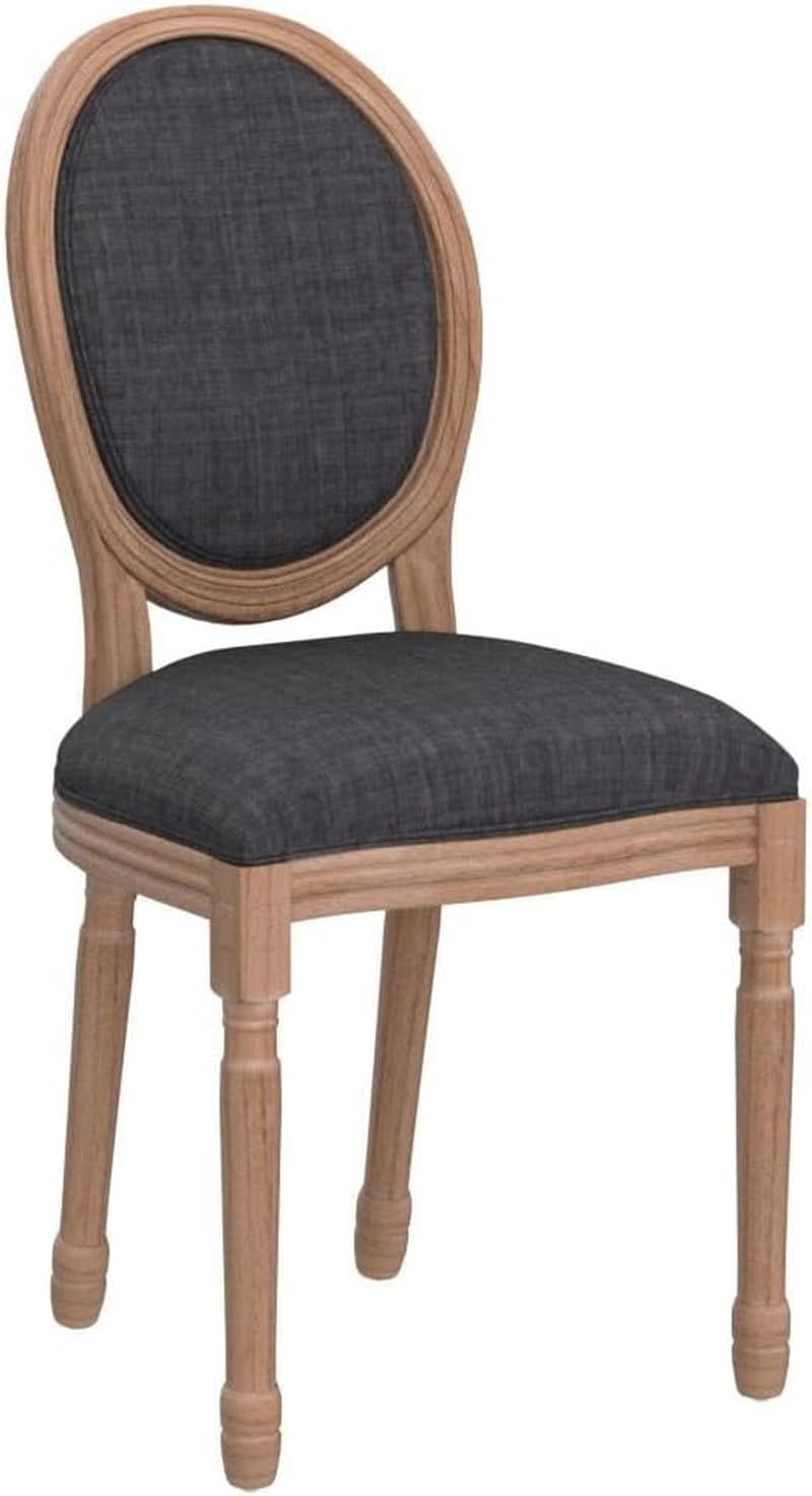 French Country Farmhouse Upholstered Dining Chairs Set Of 6