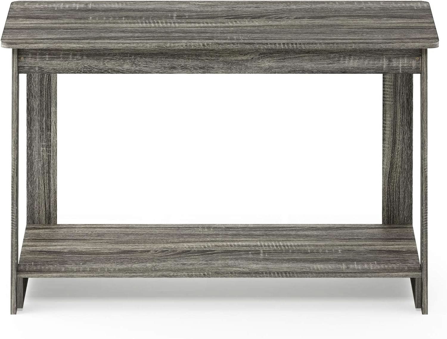 French Oak Grey TV Stand 35 Inch Wide For 37 Inch TV