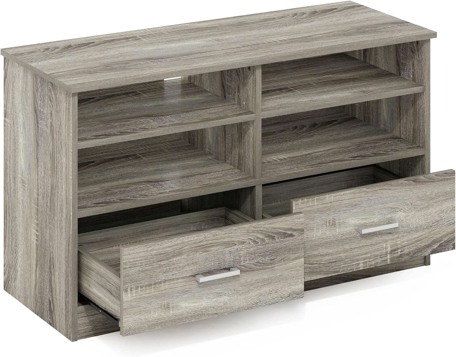 French Oak TV Stand With Drawers For Living Room Space