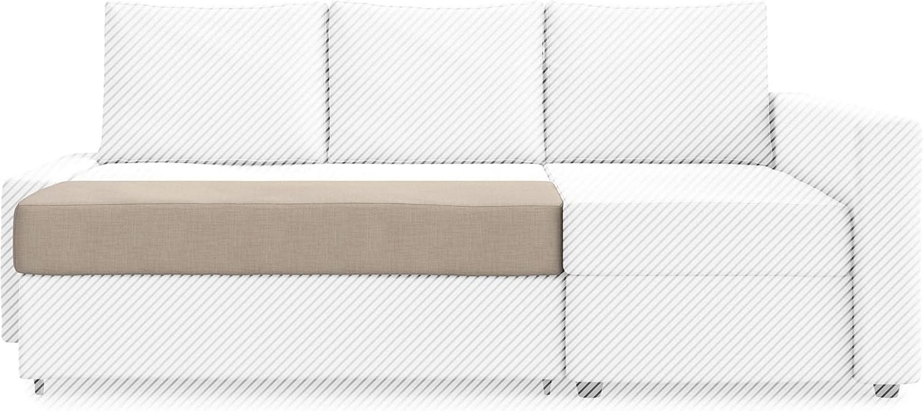 Friheten Slipcover For IKEA Sofa Bed Light Khaki Snug Fit