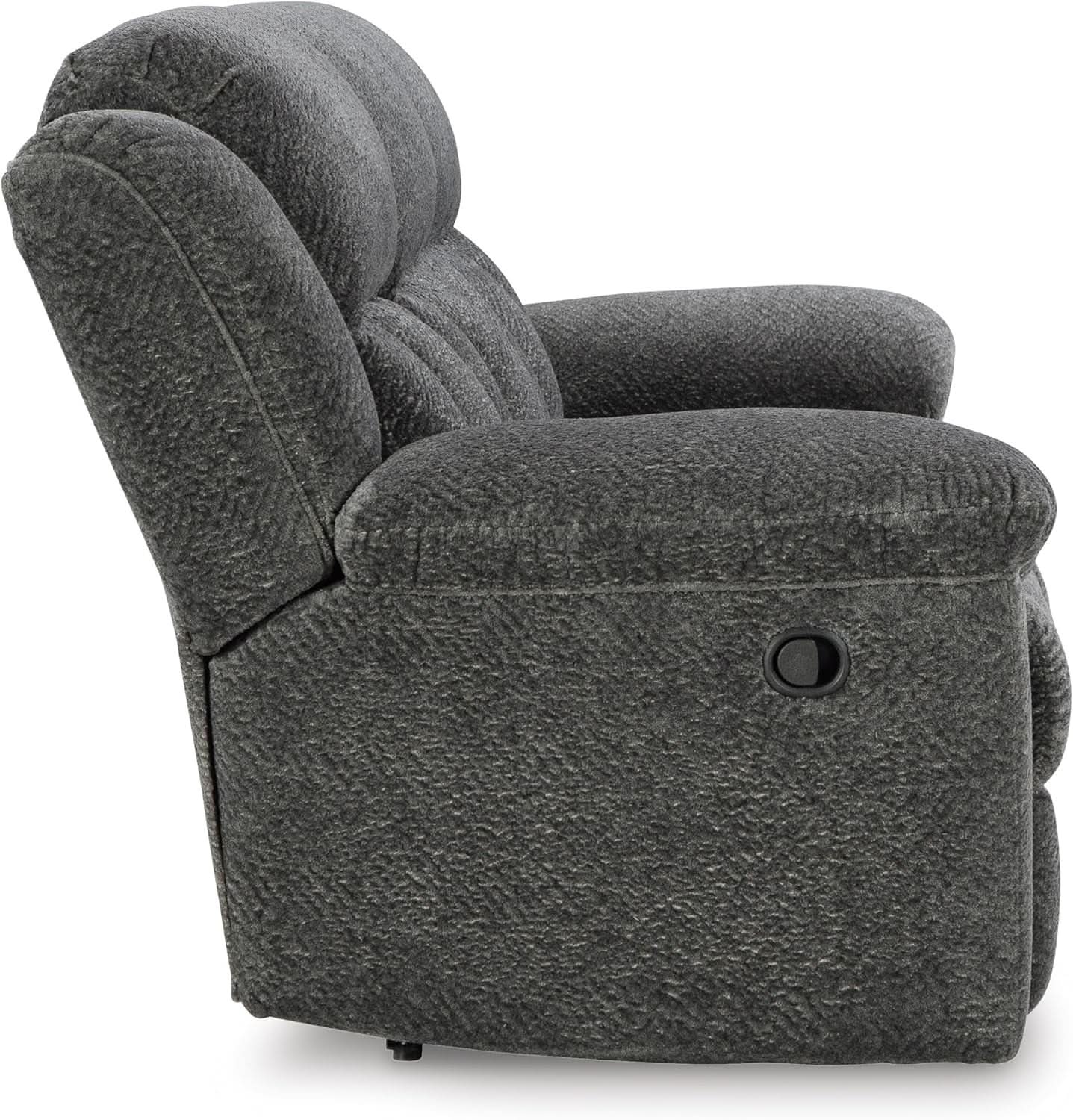 Frohn Gray Oversized Manual Reclining Sofa Living Room