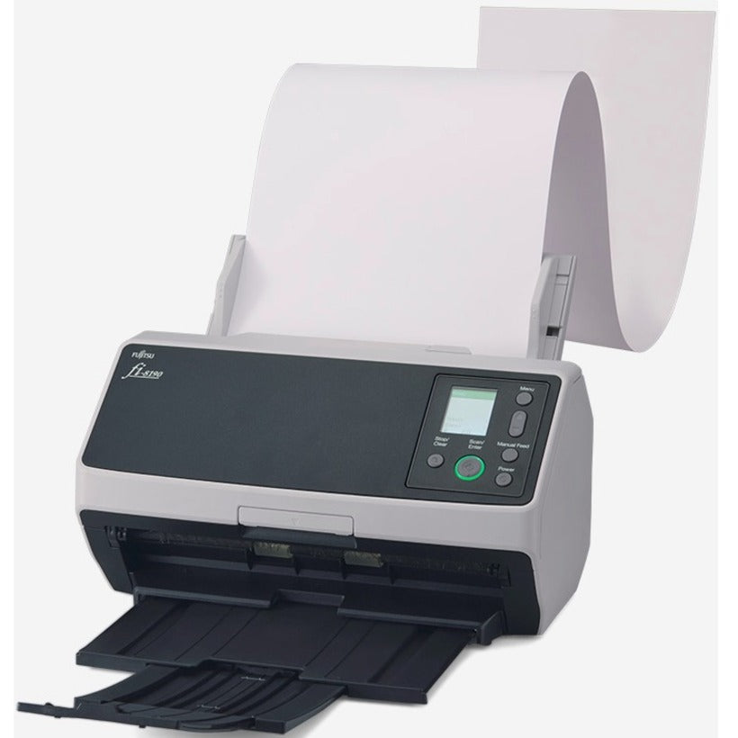 Fujitsu Fi-8190 Large Format Adf/Manual Feed Scanner - 600 Dpi Optical