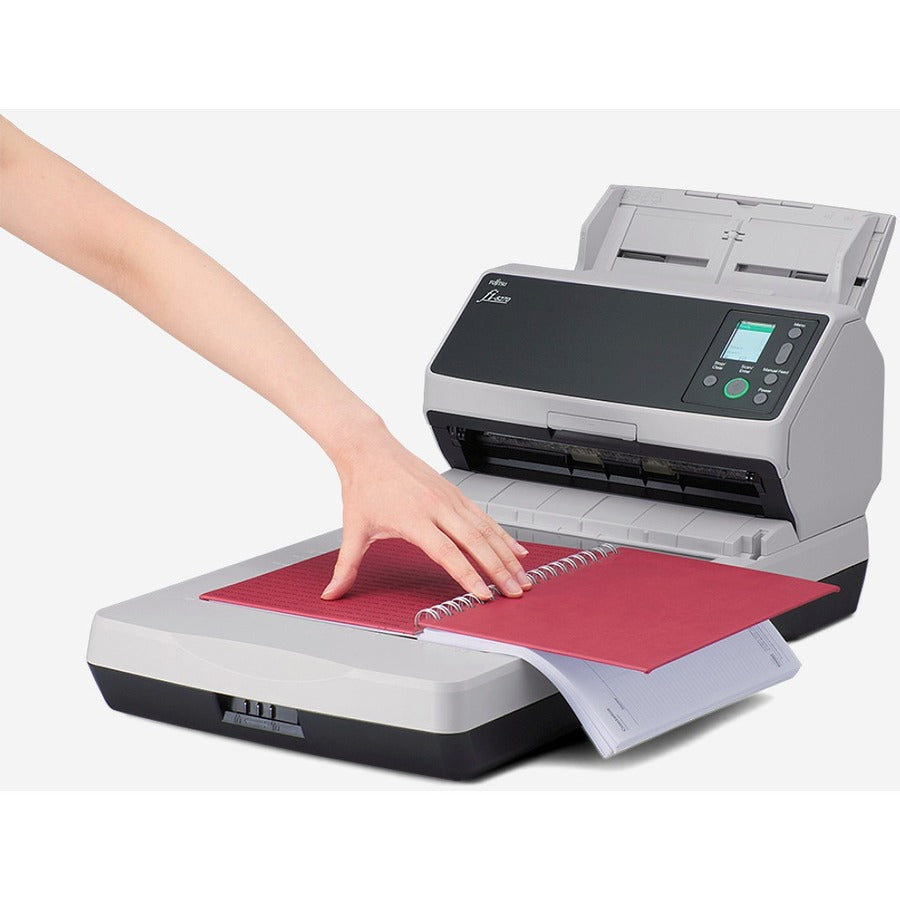Fujitsu Fi-8270 Large Format Adf/Manual Feed Scanner - 600 Dpi Optical