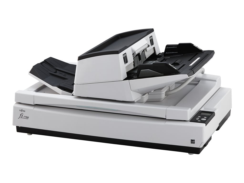 Fujitsu fi-7700 - Document scanner - Triple CCD - Duplex - ARCH B - 600 dpi x 600 dpi - up to 100 ppm (mono) / up to 100 ppm CG01000-308201