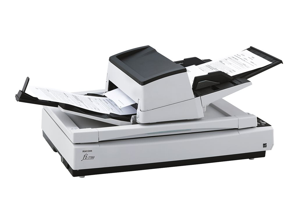 Fujitsu fi-7700 - Document scanner - Triple CCD - Duplex - ARCH B - 600 dpi x 600 dpi - up to 100 ppm (mono) / up to 100 ppm CG01000-308201