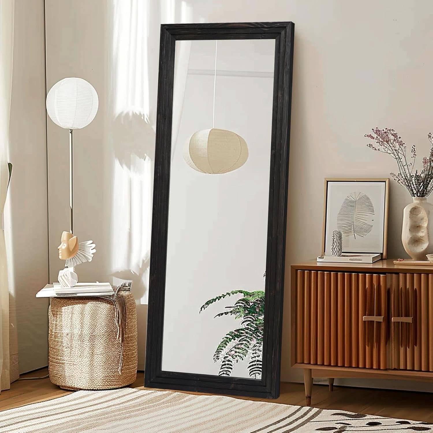 Full Length Mirror 65 By 24 Inch Black Home Decor Accent