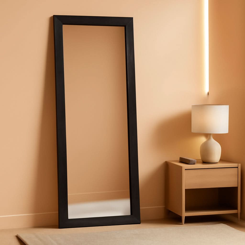 Full Length Mirror 65 By 24 Inch Black Home Decor Accent