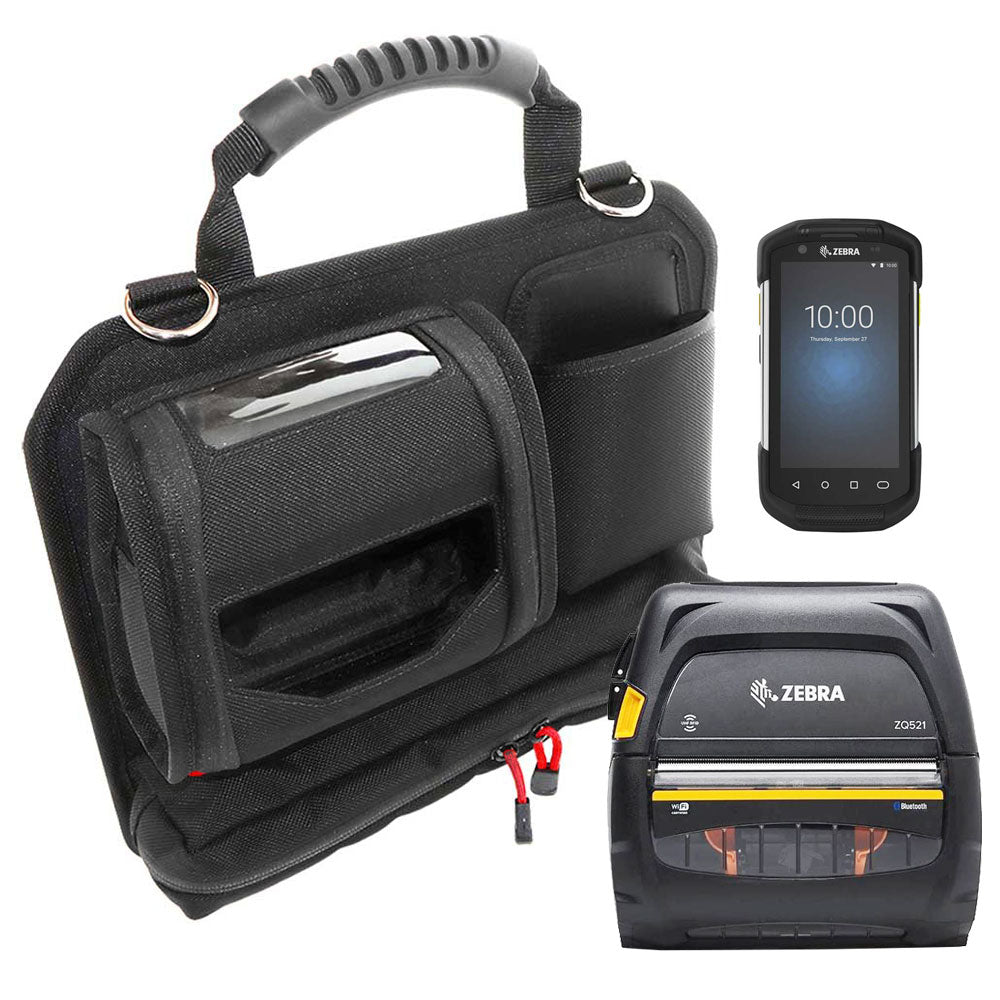 Full RoutePad with Removable OP Case for Zebra ZQ520/ZQ521 Printer & TC72/TC77