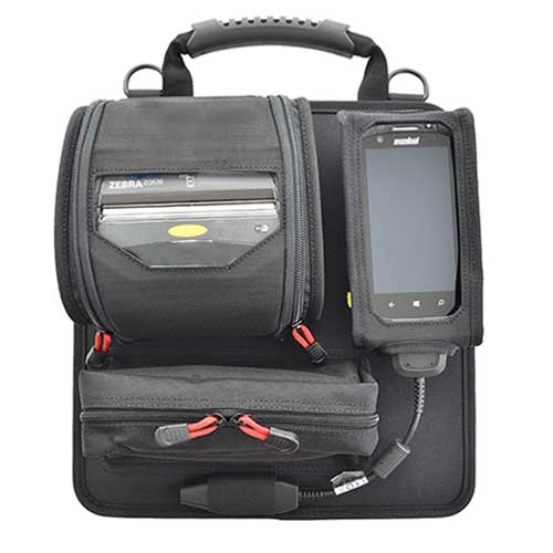 Full RoutePad with Removable Printer & OP Case for Zebra ZQ520/ZQ521 Printer & TC72/TC77