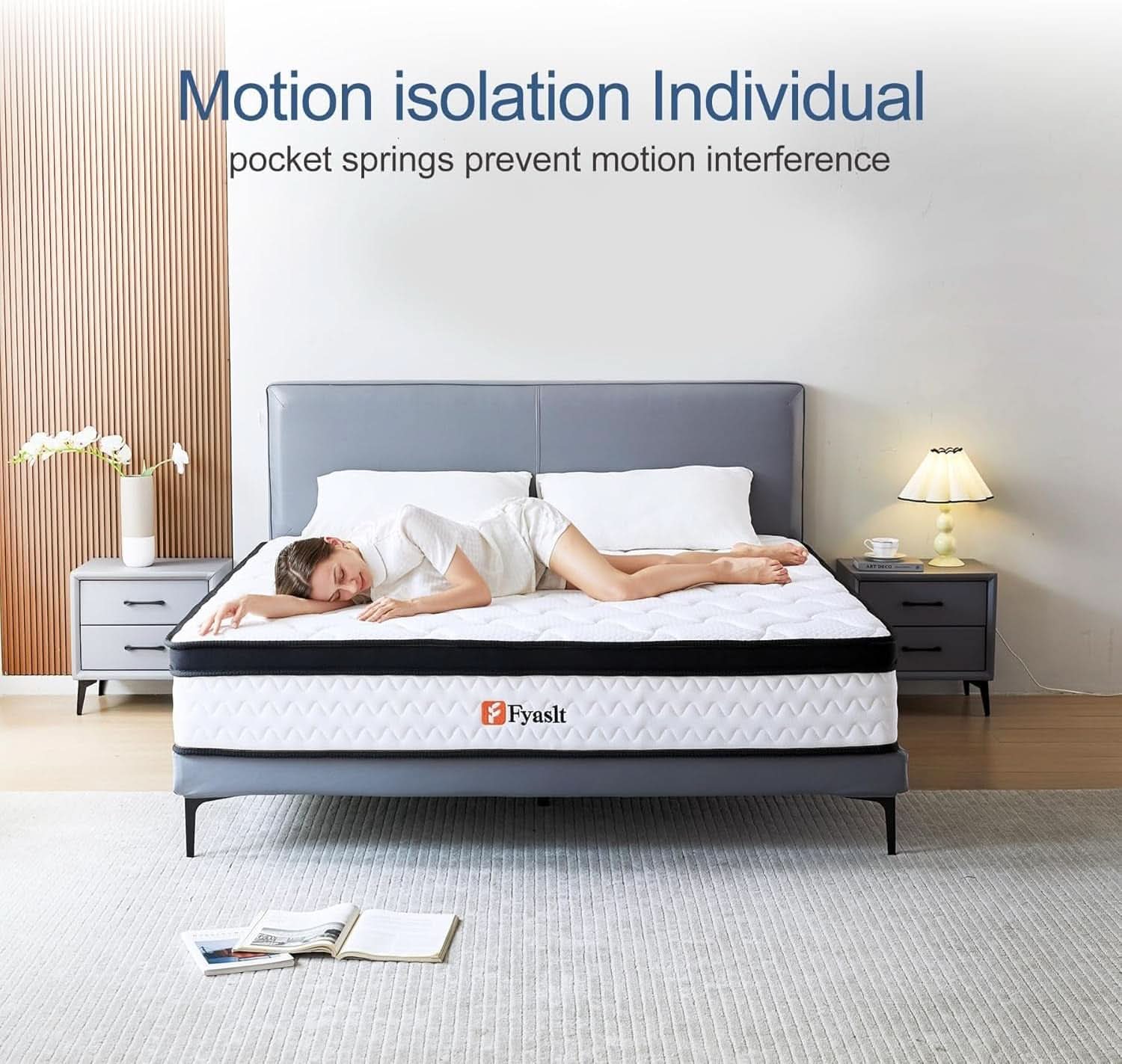 Full Size 10 Inch Hybrid Mattress Certipur US Certified
