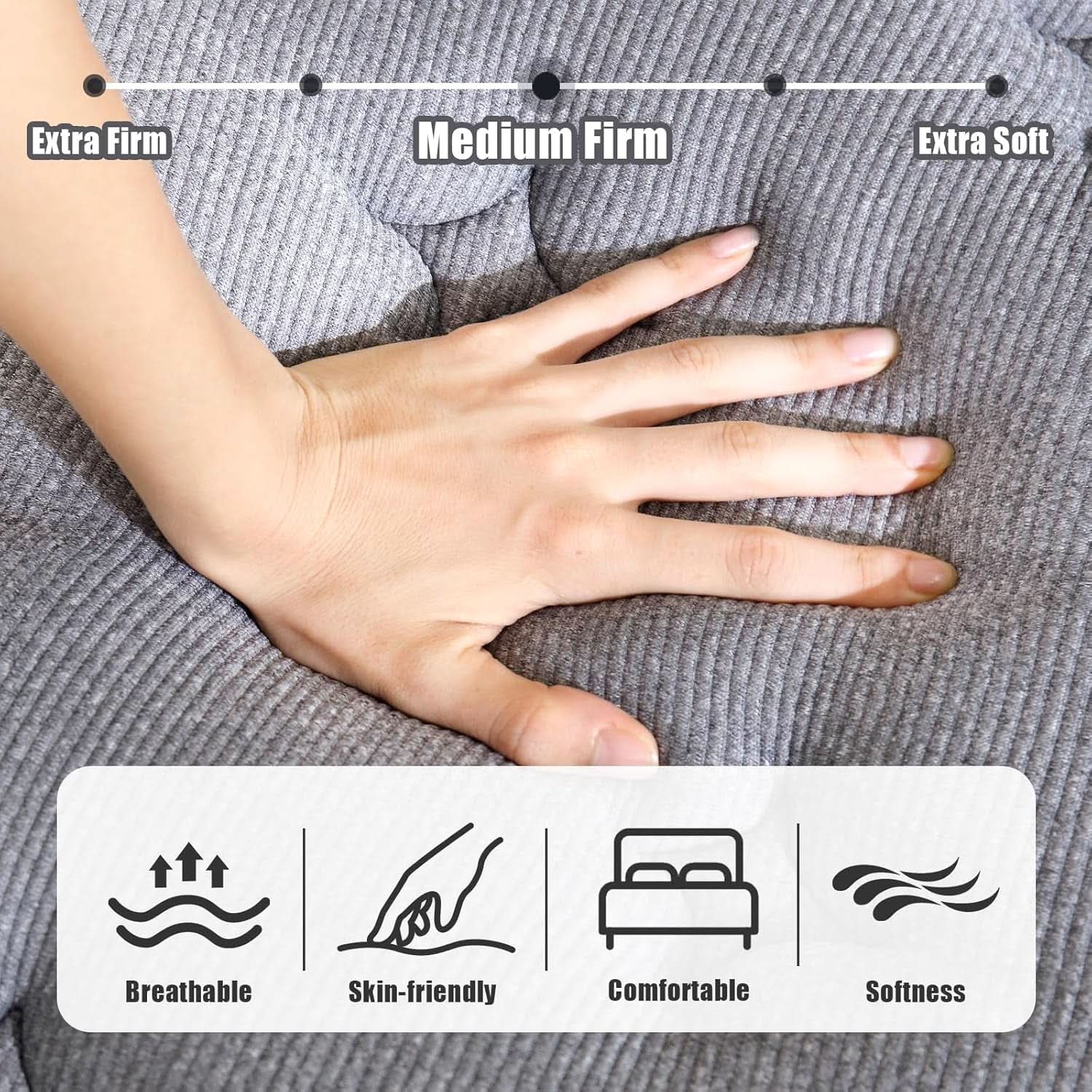Full Size 12 Inch Memory Foam Mattress Certipur US Certified